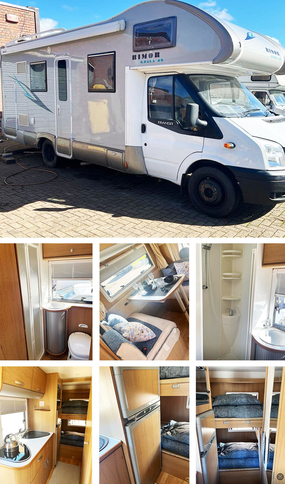 6 Berth Campervan Hire